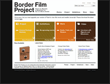 Tablet Screenshot of borderfilmproject.com